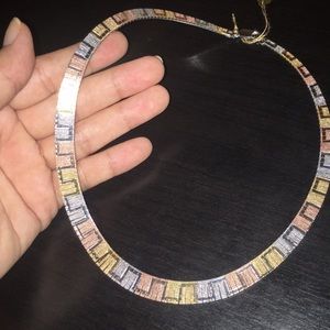 925 Metallic Silver Neckless